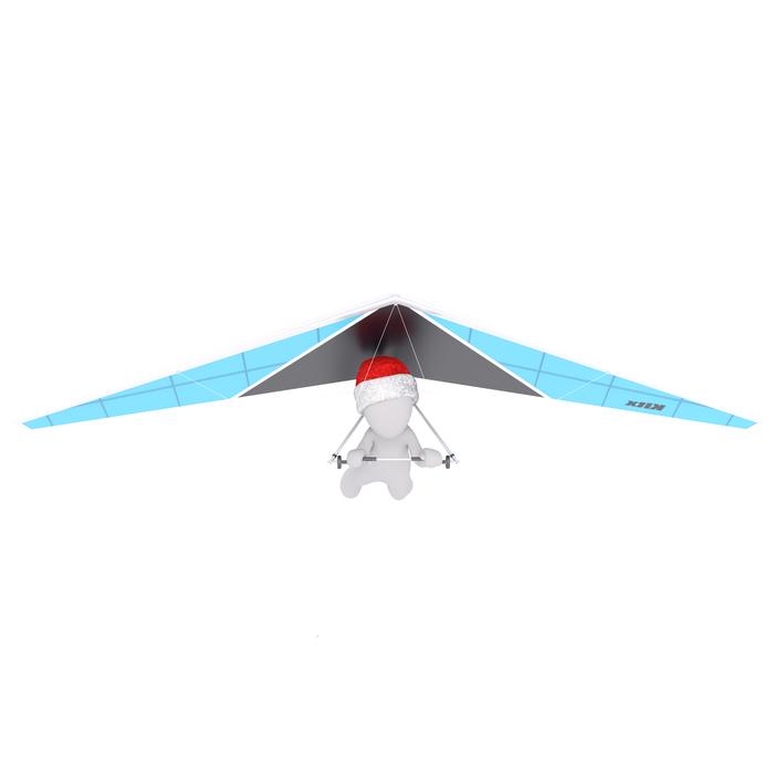 paragliding as a 3d model