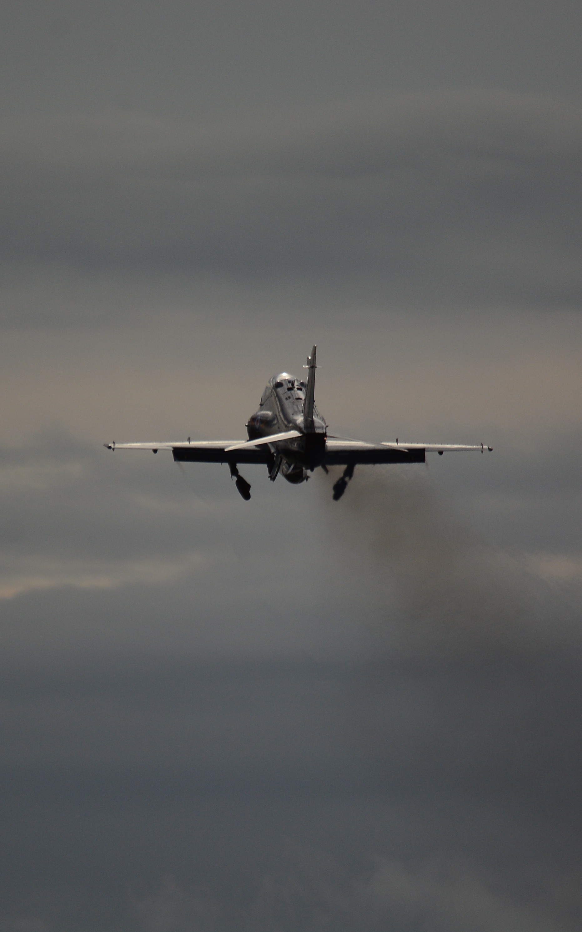 Hawk Airplane In Flight, Rear View Free Image Download