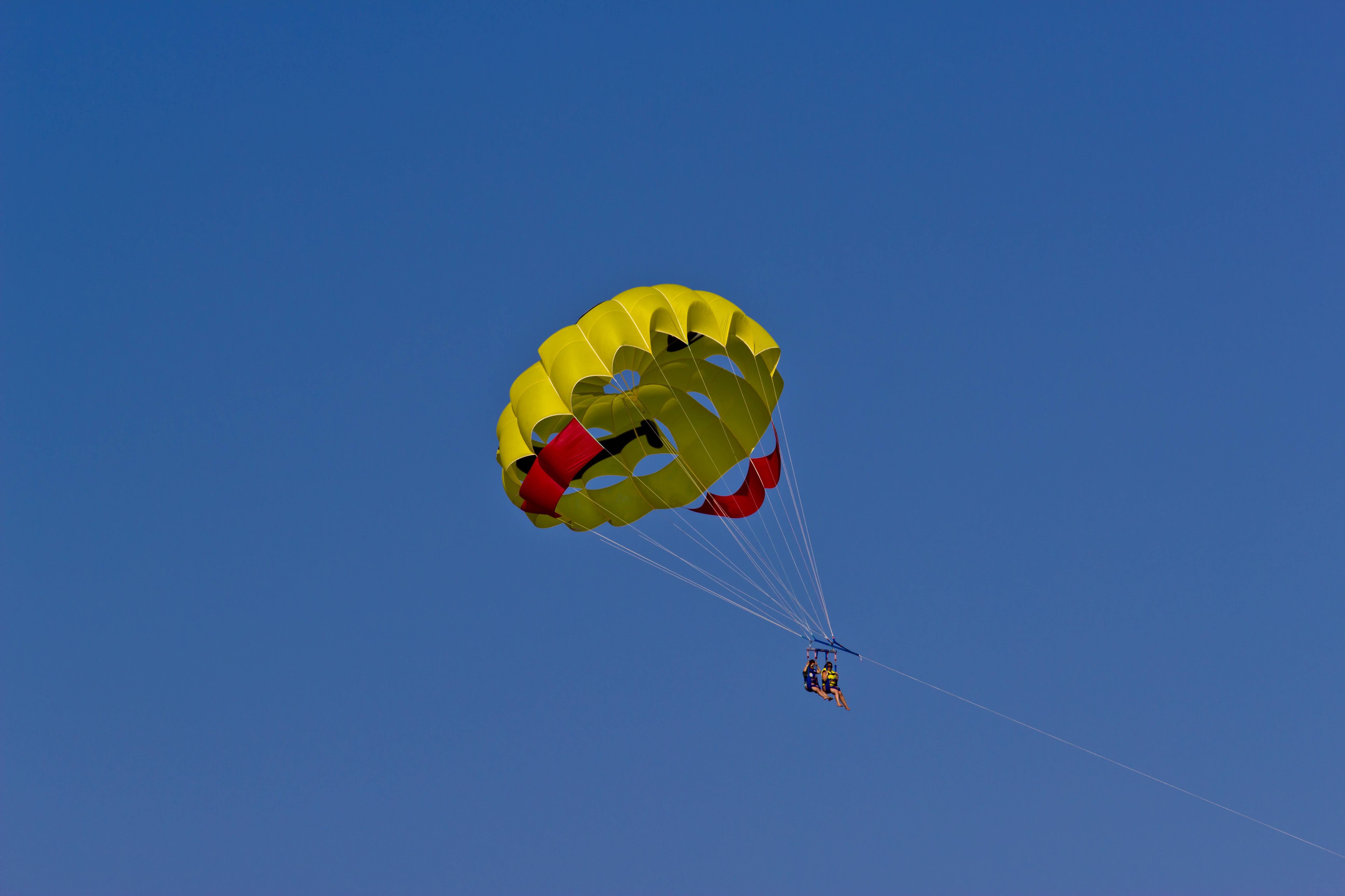 Parasailing or Flying Parachute free image download