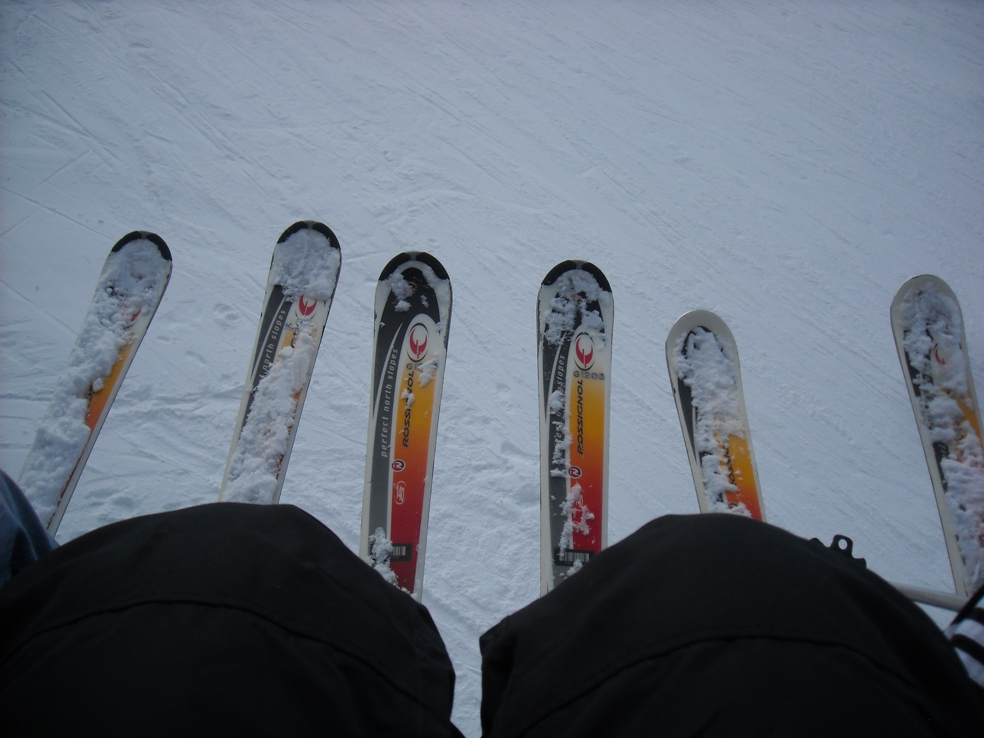 Skis Lift Skiers at snow free image download