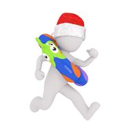 white male 3d model swimming 3d