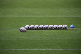 Rugby Balls World green grass