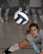 action photo of Volleyball girl player