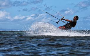 Kite Surfing on Bali Sanur