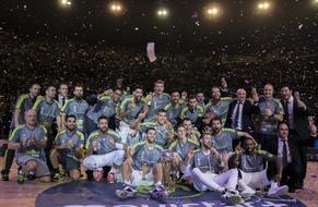 group photo of real madrid football team at the stadium