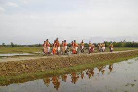 Bihu India Assam monks