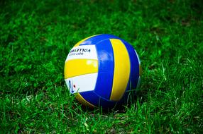 Football Ball on grass