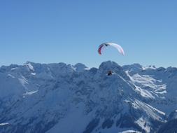 Paragliding in Winter