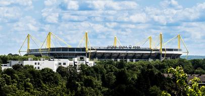 photo of the stadium in Dortmund