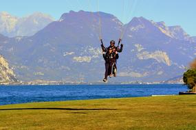 Paragliding Landing Tandem sport