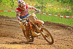 Enduro Sport Motocross biker