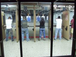 Gun Range Shooters people