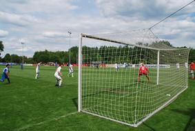 Football Goal Goalkeeper on field