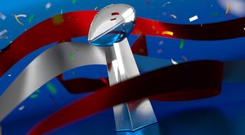 American Football Sport as a balloons