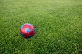 Football Ball on Sports Ground