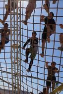 climbing men on the grid as a sport