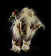 photo of a bearded doll in the form of Santa Claus