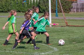 football as a child's summer game
