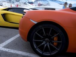 red and yellow Luxury Cars Wheels