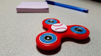 Fidget Spinner Toy in Office