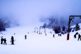 Slope Skiing in Greece