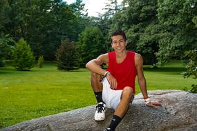 Young Man on Planting Field Lifestyle