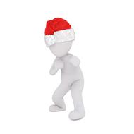 christmas white male full body 3d