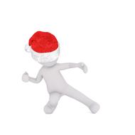 clipart of christmas white male full body