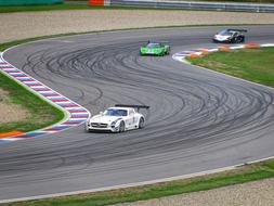 Sports Automobiles Driving on race