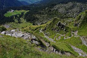 landscape of Trail Merano High Street mountains