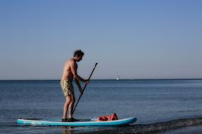 Sea Board Surfer man