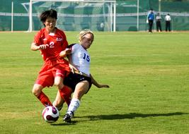 female Soccer Competition Game