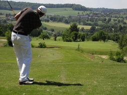 Golf man Landscape