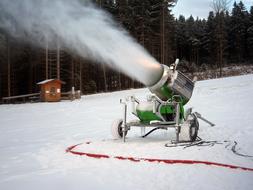 Snow Cannon at Winter