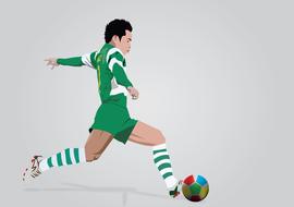 clipart of sport football player