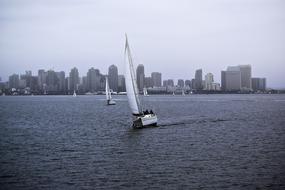 sailing off the coast of san diego