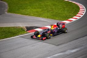 Car Racing Sports on the track at the stadium