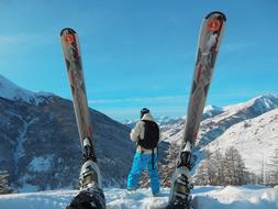 Ski Alps Queiras mountains