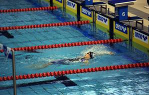 Sport Swimming in the indoor pool