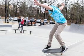 Fun Skateboard in the park