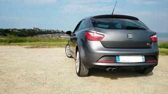 Seat Ibiza Sc outdoors, rear view