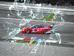 clipart of red Racing Car Sports Automobiles