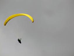 yellow Parachute Time Bad Weather