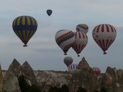 Hot Air Balloons Captive