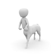clipart of zentaurus horse human