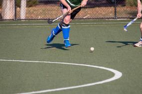 action in field hockey