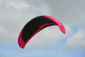 Sailing Paragliding Wing on sky