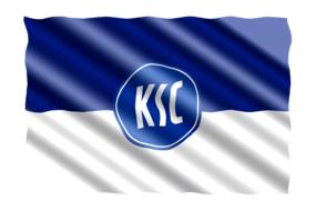 soccer team logo on flag