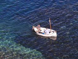 Fishermen on Sea Boat