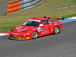 Racing Car on the track